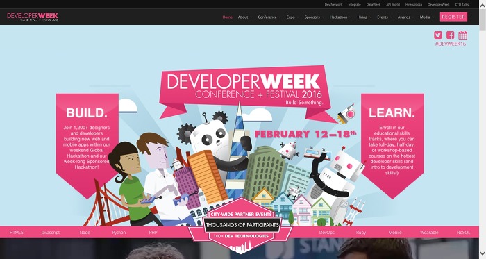 사이냅소프트, Developer Week 2016에 가다.
