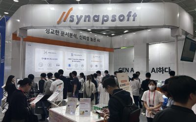 사이냅소프트 AI 엑스포2025 부스 현장 스케치